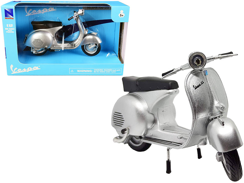Rapid Vehicles Vespa 150 GS Silver Metallic 1/12 Diecast Motorcycle Model by New Ray  free...