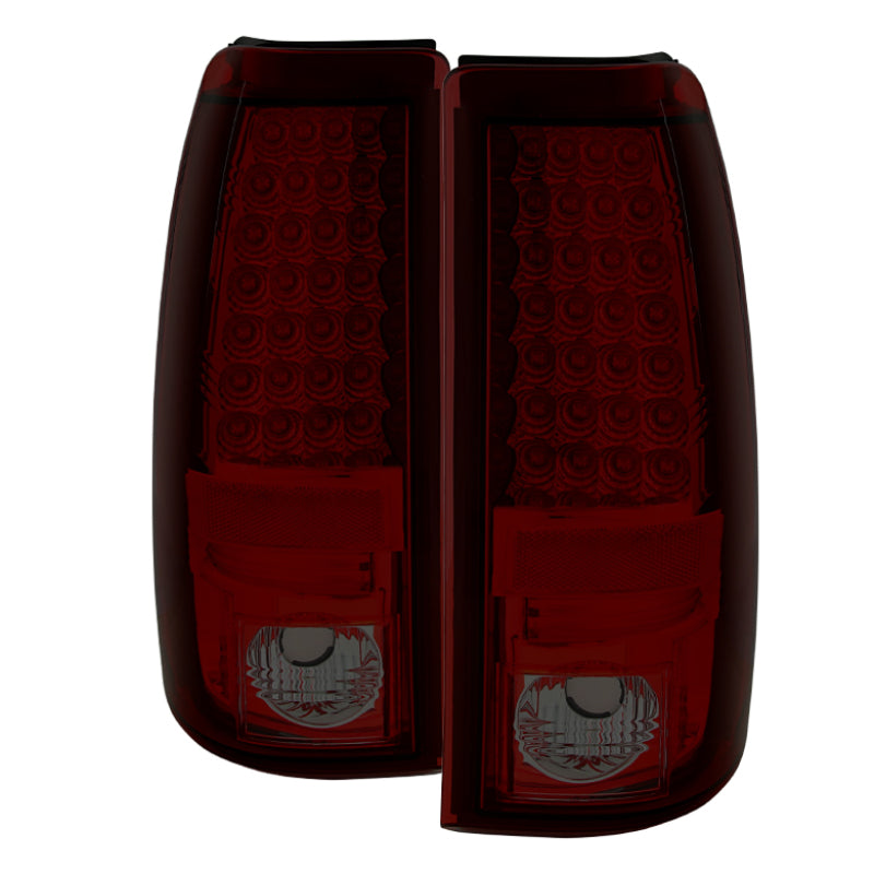 FR SPORT SPYDER Chevy Silverado 1500 03-06 (Does Not Fit Stepside)LED Tail Lights Red Smke...