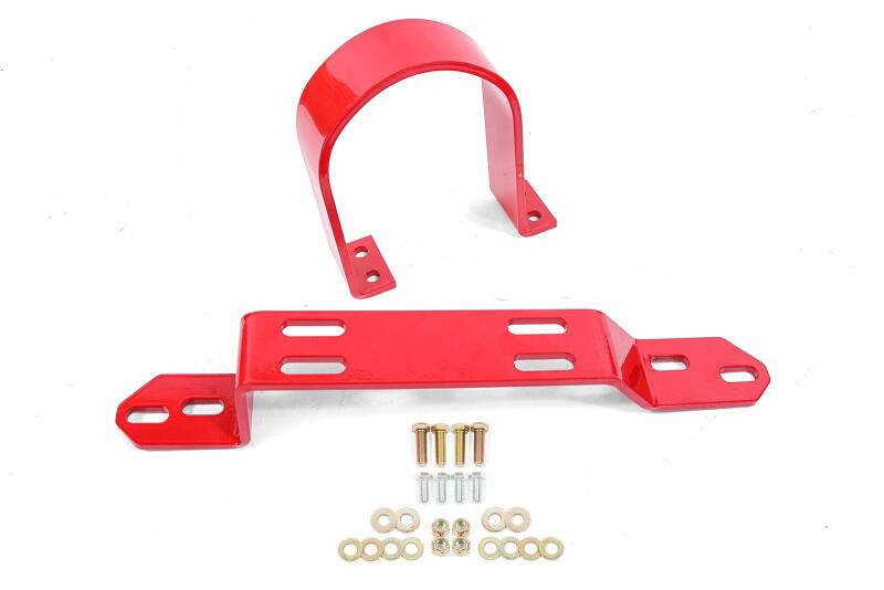 BMR Suspension BMR 83-87 GM G-Body Driveshaft Safety Loop Front - Red DSL460R