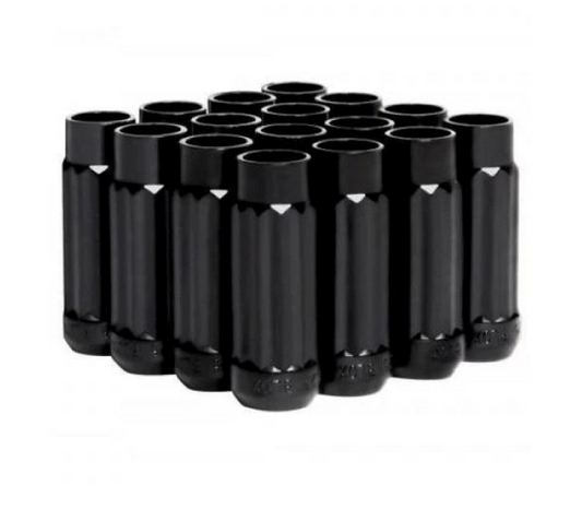 FR SPORT BLOX Racing 12-Sided P17 Tuner Lug Nuts 12x1.5 - Black Steel - Set of 16 BXAC-00141-BK
