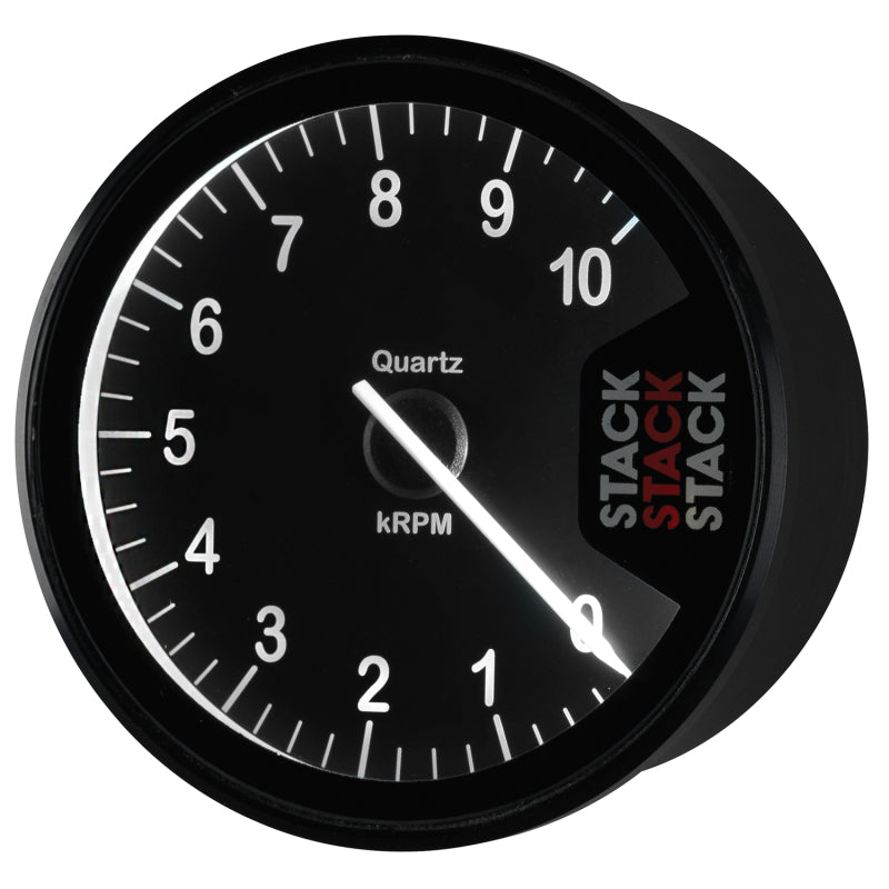FR SPORT Autometer Stack Clubman Tachometer 80mm 0-10K RPM - Black ST200-010 - View 3