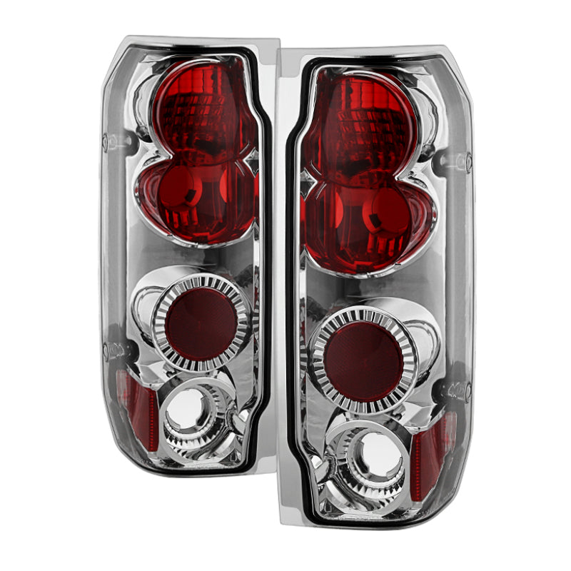 FR SPORT Spyder Ford F150 87-96/Ford Bronco 88-96 Euro Style Tail Lights Chrome ALT-YD-FF15089-C...