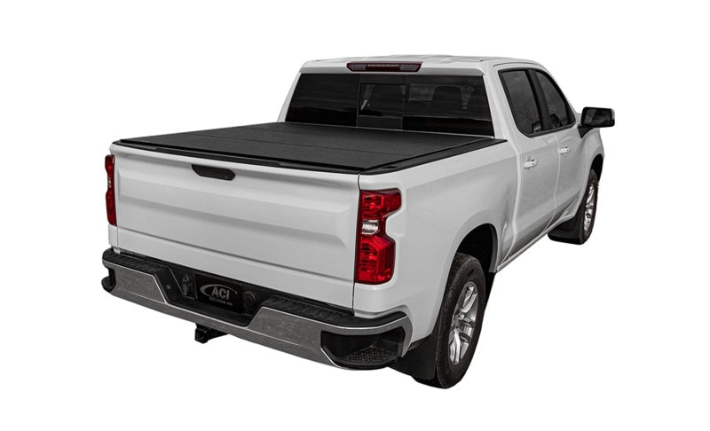 Access LOMAX Folding Hard Cover 19+ Chevy/GMC Full Size 1500 5ft 8in (w/ CarbonPro) Black Urethane B3020109