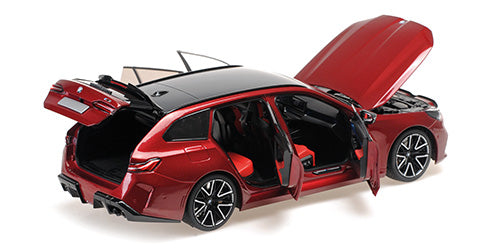 Minichamps 2024 BMW M5 Touring Wagon (G99) Fire Red Metallic 1:18