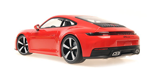 Minichamps 2025 Porsche 911 992.2 Carrera Guards Red 1:18