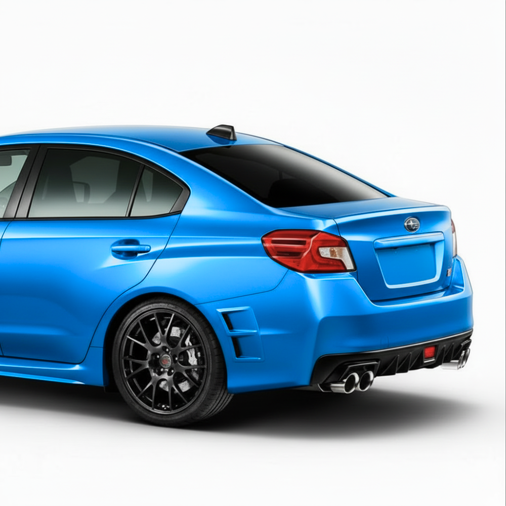 JDMuscle [15-21 WRX/STI] Painted Matched S207 Style Rear Bumper Vents