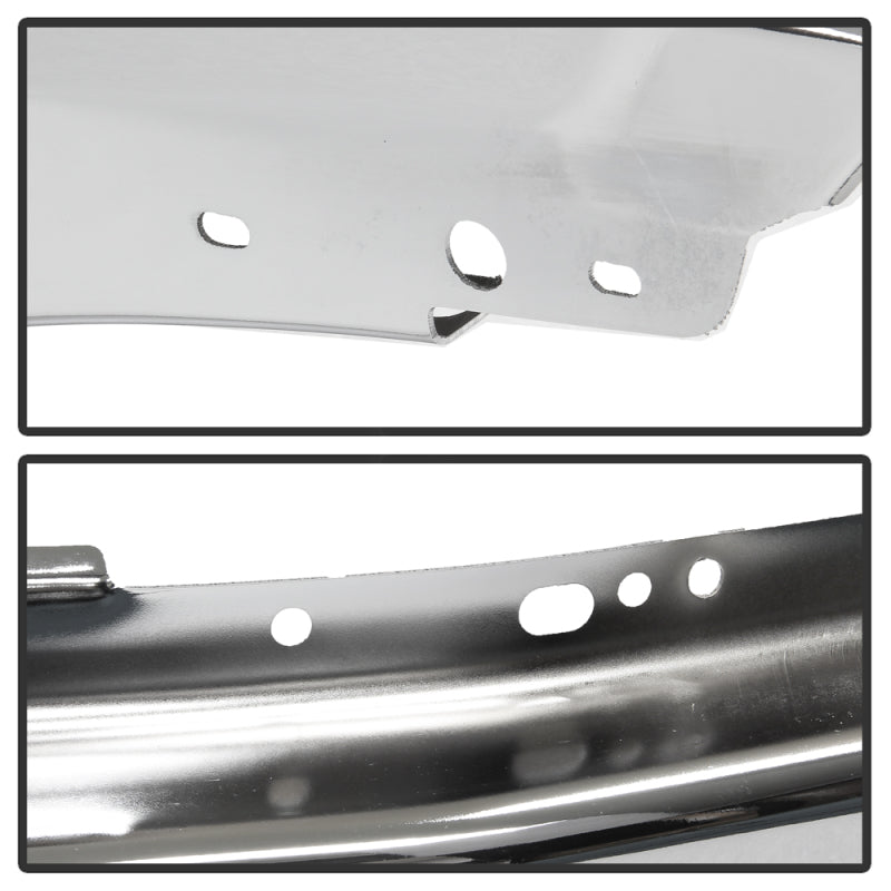 FR SPORT Spyder Ford F150 09-14 w/o Fog Light Hole Front Bumper - Chrome (OEM # 9L3Z17757A)...
