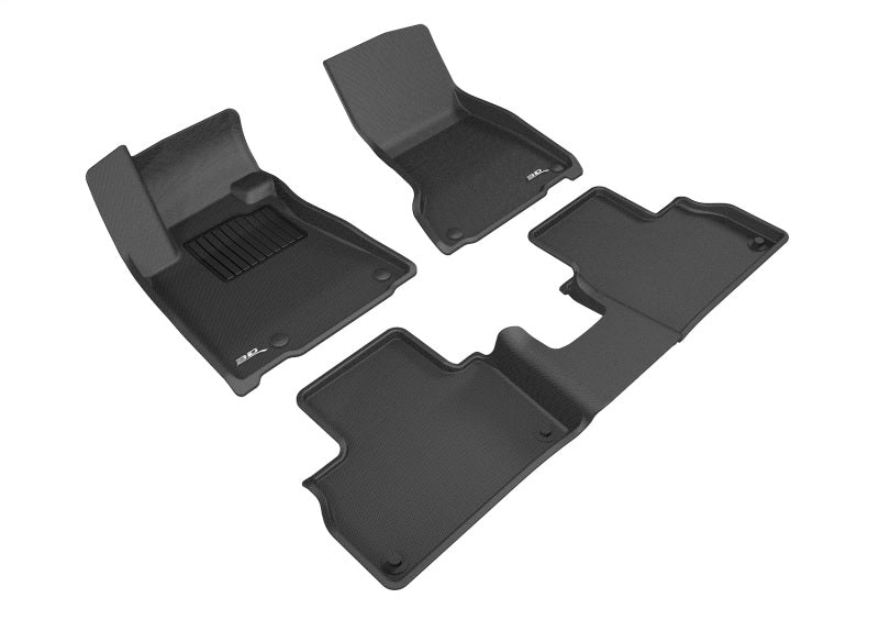 3D MAXpider 17-18 Maserati Levante Kagu Floor Mat- Black R1 R2 L1MR00801509