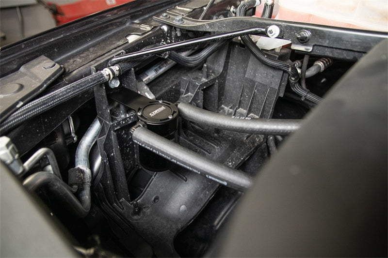 CORSA Performance Corsa 21-22 Dodge Ram TRX Crew Cab Aluminum Oil Catch Can w/Mounting Bracket CC0008