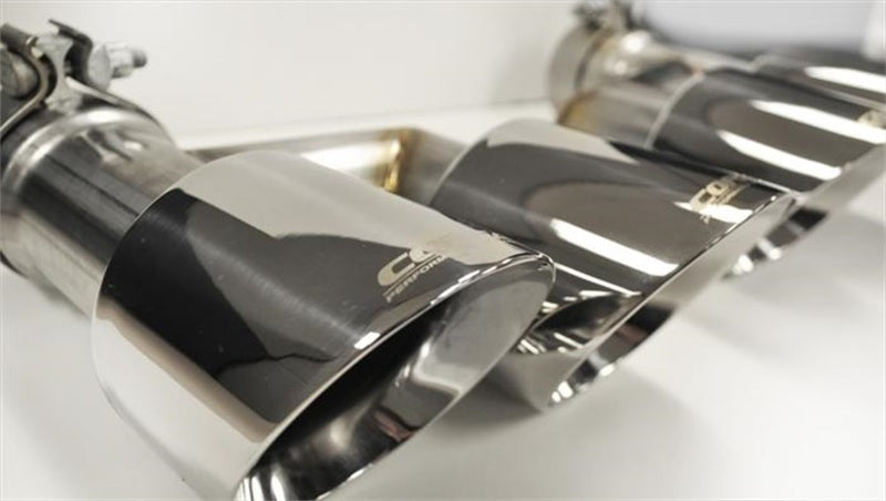 Corsa Performance 15-16 Ford Mustang GT 5.0 Polish Quad Tips Kit