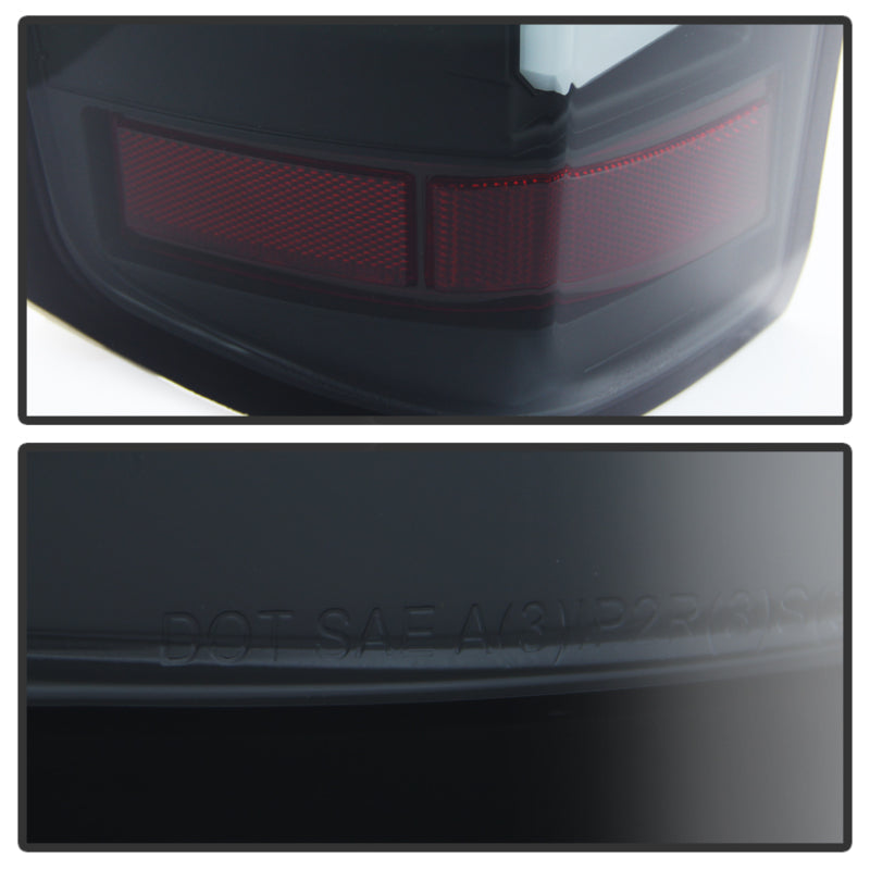 Spyder Chevy 1500 14-16 Light Bar LED Tail Lights Blk Smke ALT-YD-CS14-LBLED-BSM 5079992