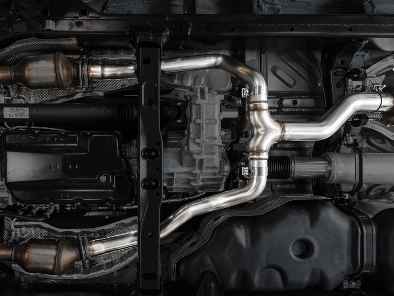 AWE Tuning AWE 0FG Exhaust for 3rd Gen Toyota Tundra - Dual Chrome Silver Tips 3015-32063