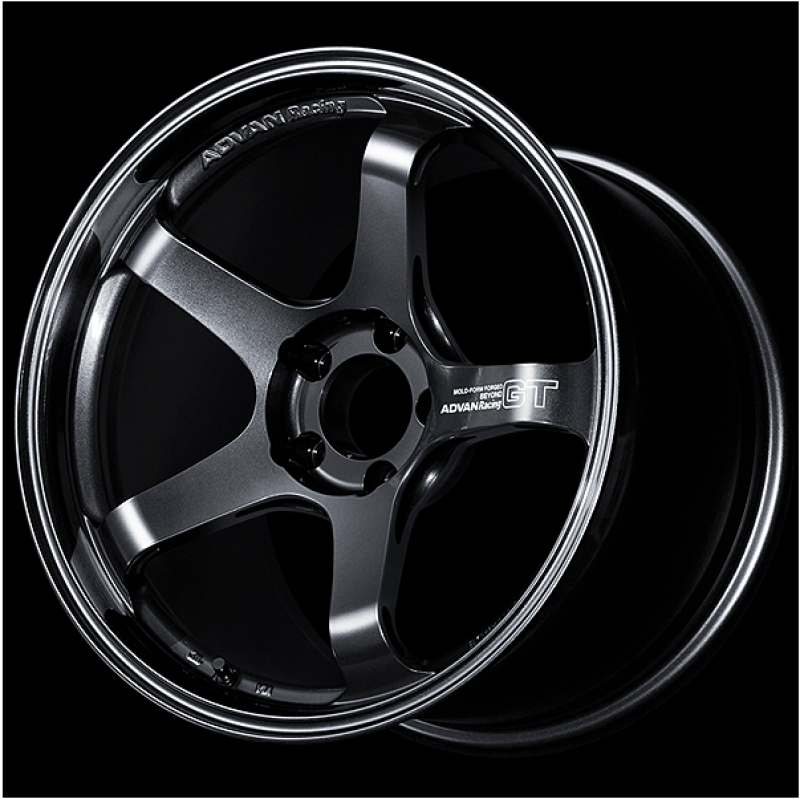 Advan GT Beyond 18x8.5 +37 5-114.3 Racing Titanium Black Wheel YAQB8H37ETB