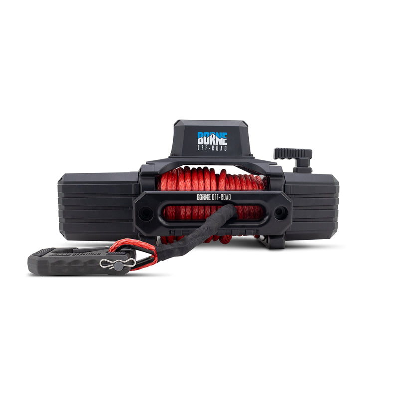 Borne Off-Road 10K Winch - Red Synthetic Rope BNWN-10-SRD
