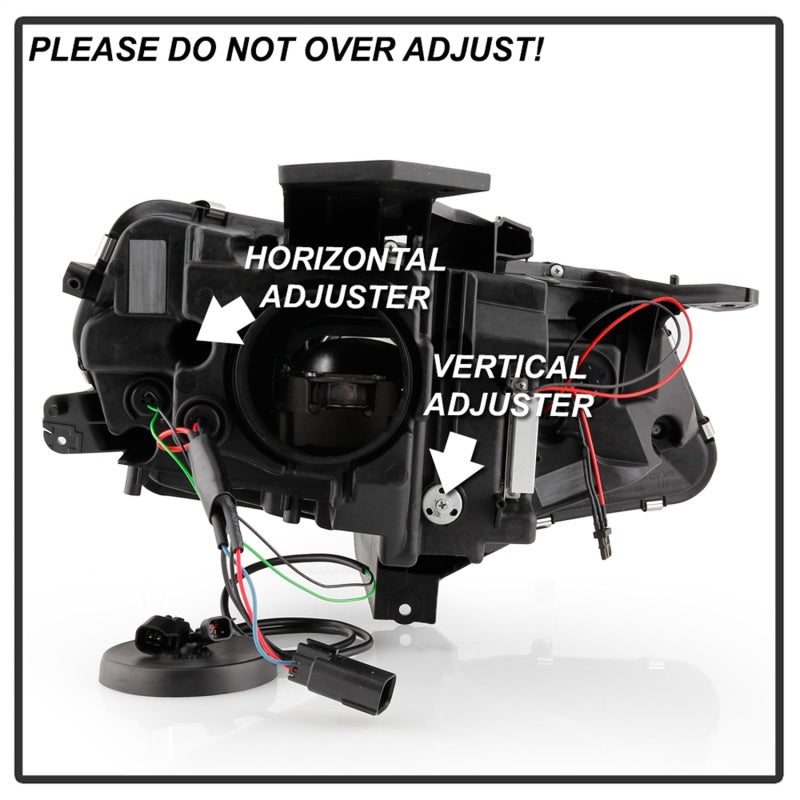FR SPORT Spyder Chevy Camaro 16-18 Halogen Model Full LED Headlights Black...
