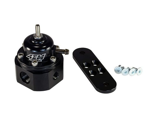 FR SPORT AEM Electronics Universal Fuel Pressure Regulator Black