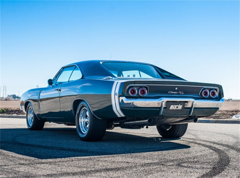 Borla CrateMuffler Big Block Mopar 383/413/426/440 2.5in Offset/Center 14inx4.35inx9in Oval Muffler 400941