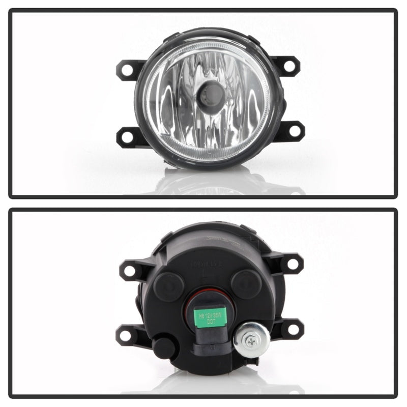 Spyder Toyota Sienna 2018-2019 OEM Fog Lights w/OEM Fit Switch - H8(Included) -  Clear 5086334