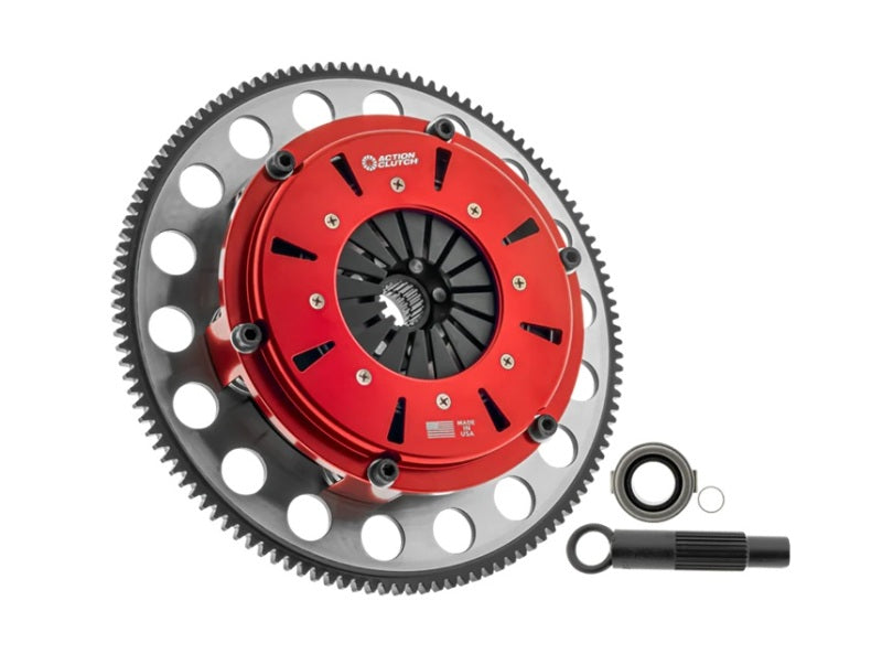 Action Clutch 07-13 Mazda MazdaSPEED3 2.3L (MZR L3-VDT) T 7.25in Triple Disc Race Clutch w/Alum FW ACR-2248-3D