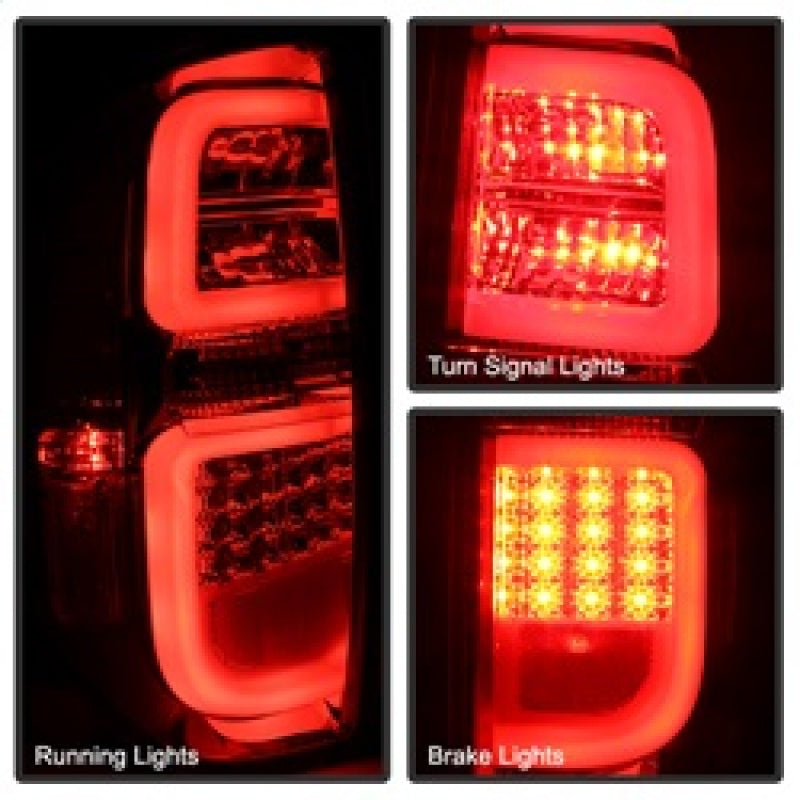 Spyder Toyota Tundra 2014-2016 Light Bar LED Tail Lights Red Smoke ALT-YD-TTU14-LED-RS 5080189