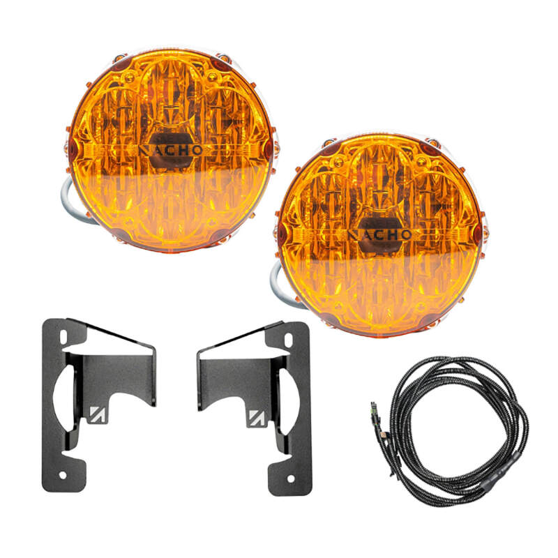 ARB Jeep JL/JT Nacho SAE Only Amber Plug N Play Fog Light Kit (Bumper Kit) V3JW2KASO