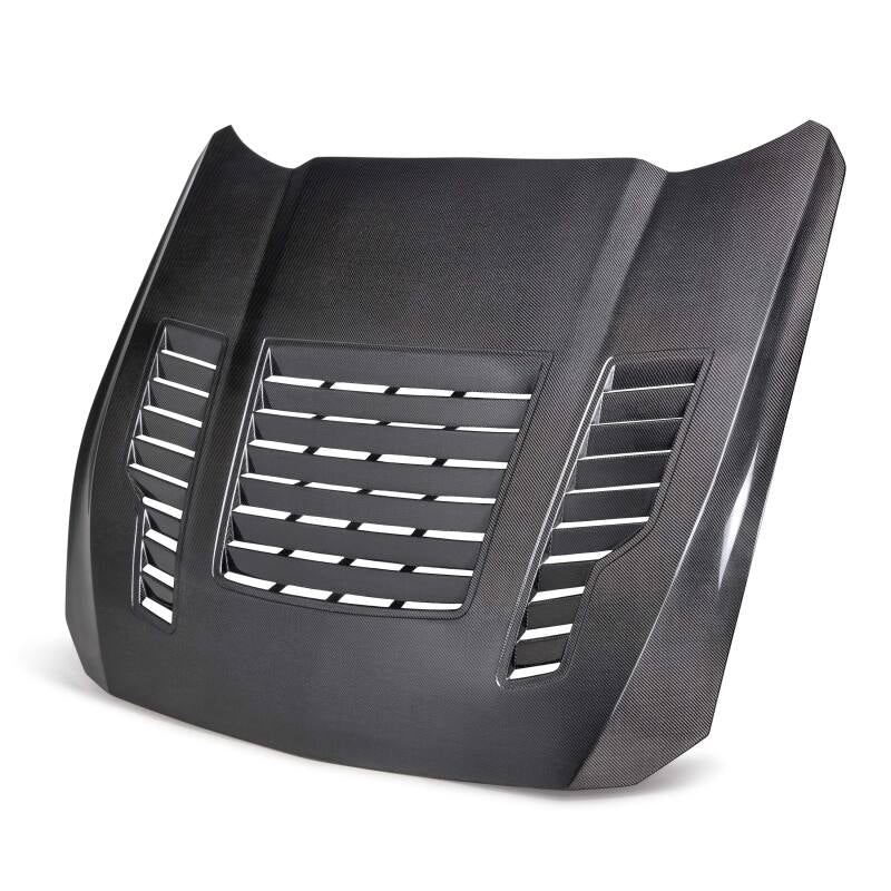 Anderson Composites 2024 Ford Mustang Type-GT4 Double-Sided Carbon Fiber Hood AC-HD24FDMU-GT4-DS