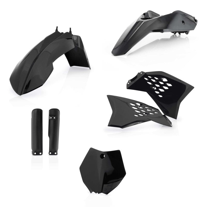 Acerbis 09-11 KTM SX65 Full Plastic Kit - Black 2253040001