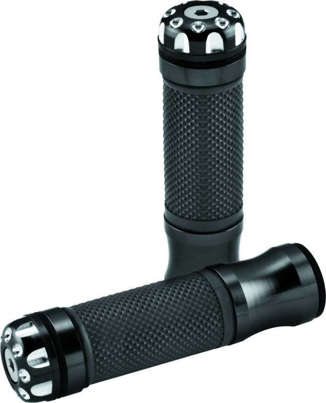 BikeMaster Grips 135mm Revolver Barend Grips - Black 101861