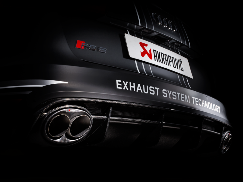 Akrapovic 14-17 Audi RS6 Avant (C7) Evolution Line Cat Back (Titanium) w/ Carbon Tips S-AU/TI/3H