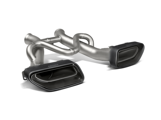FR SPORT Akrapovic 14-17 McLaren 650S/650S Spyder Slip-On Line (Titanium) w/ Carbon Tips S-MC/TI/2