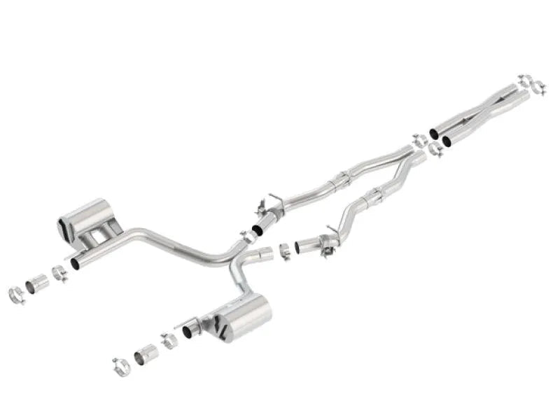 Borla ATAK W/ Active Exhaust Valves 16-23 Dodge Challenger Hellcat 6.2L