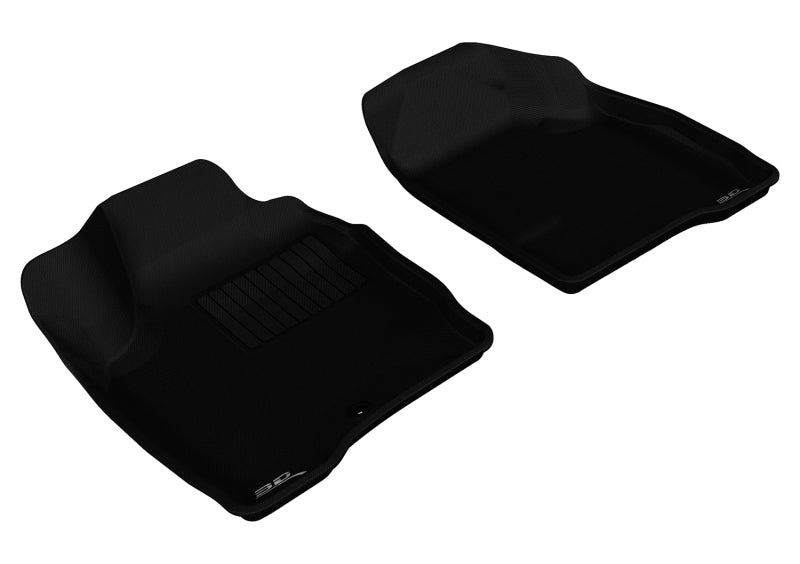 3D MAXpider 2006-2013 Chevrolet Impala/Impala Limited Kagu 1st Row Floormat - Black L1CH04311509