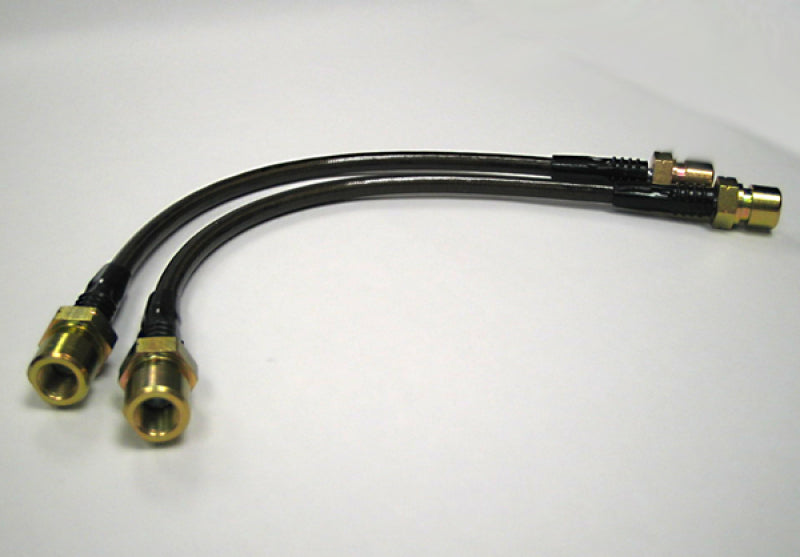 Agency Power Front Steel Braided Brake Line Porsche 993/964 91-98 AP-993-405