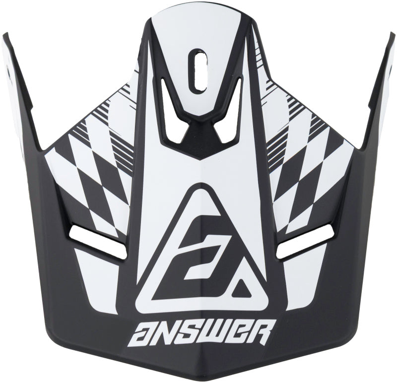 Answer AR1 Sweep Visor Black/White 442920