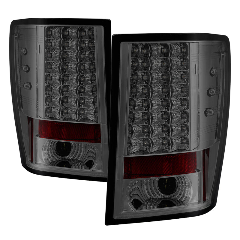 FR SPORT Spyder Jeep Grand Cherokee 07-10 LED Tail Lights Smoke ALT-YD-JGC07-LED-SM 5070227 - View 2