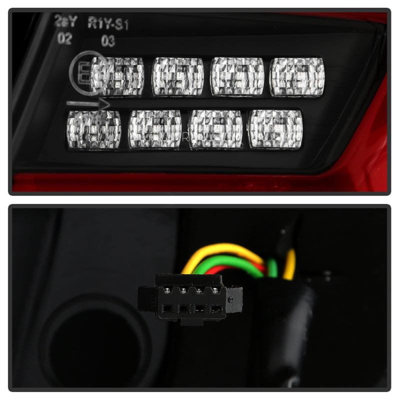 FR SPORT SPYDER 11-17 BMW 5 Series F10 F18 M5  Sequential Turn Signal LED Tail Light - BK...