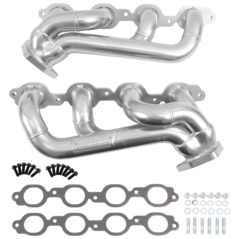 BBK 19-24 GM Full Size 5.3/6.2L Shorty Headers (Silver Ceramic) 40480