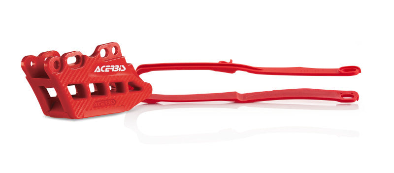 Acerbis 17-19 Honda CRF250R/RX/ CRF450R/RX Chain Guide/Slider Kit 2.0 - Red 2666240004
