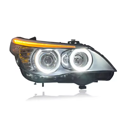Led Headlights for BMW 5 Series E60 E61 Sequential DRL Projector Headlamp