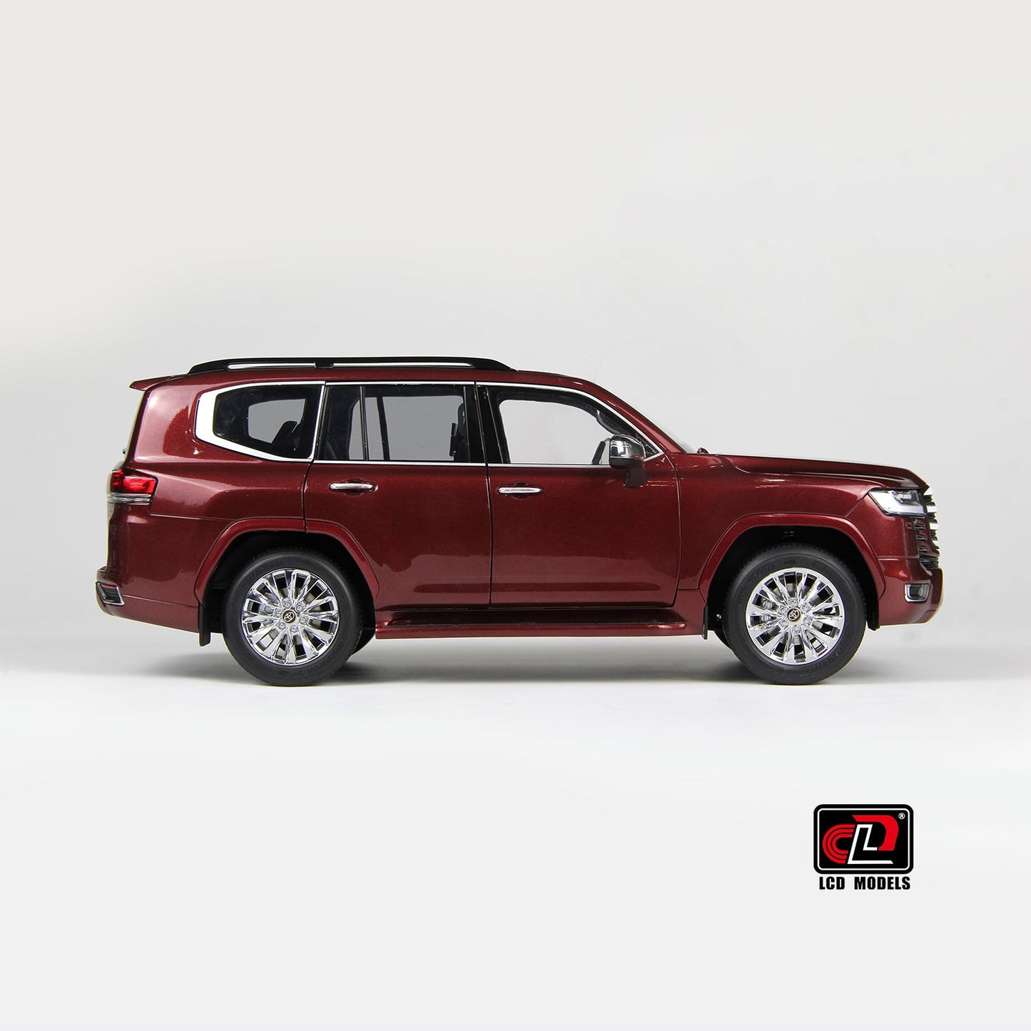 LCD Toyota Land Cruiser 300-ZX Dark Red 1:18