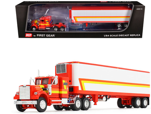 Rapid Vehicles White Western Star 4900 with 36" Vintage Flat Top Sleeper and Wilson 40' Vintage...