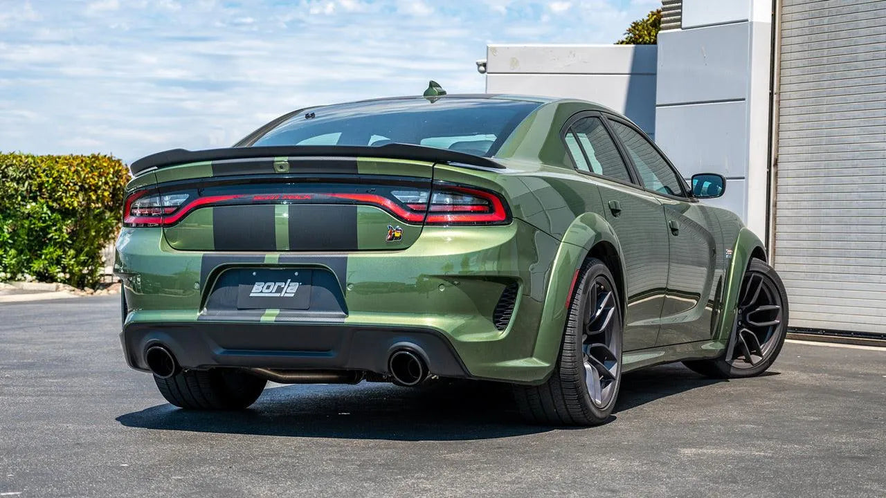 Borla Exhaust Tips Black 2015-2023 Dodge Charger & 300 SRT