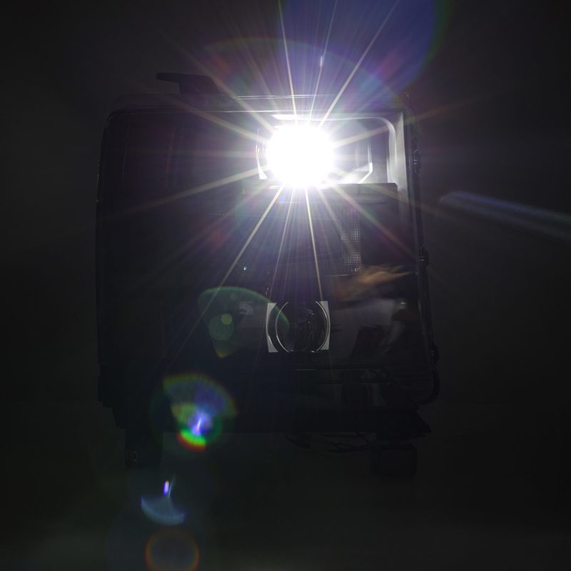AlphaRex 16-18 Chevy 1500HD LUXX LED Proj Headlights BK w/Seq Actvn Light / SeqSig (Req PN 810023) 880234 *Discontinued