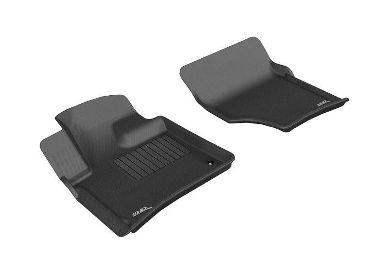 3D MAXpider 2007-2015 Audi Q7 Kagu 1st Row Floormat - Black L1AD02611509
