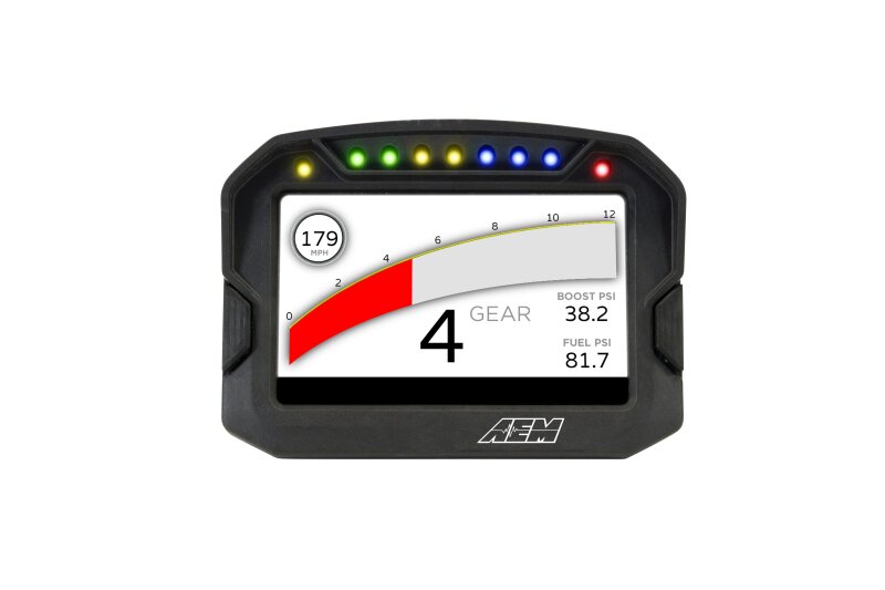 AEM CD-5G Carbon Digital Dash Display w/ Interal 10Hz GPS & Antenna
