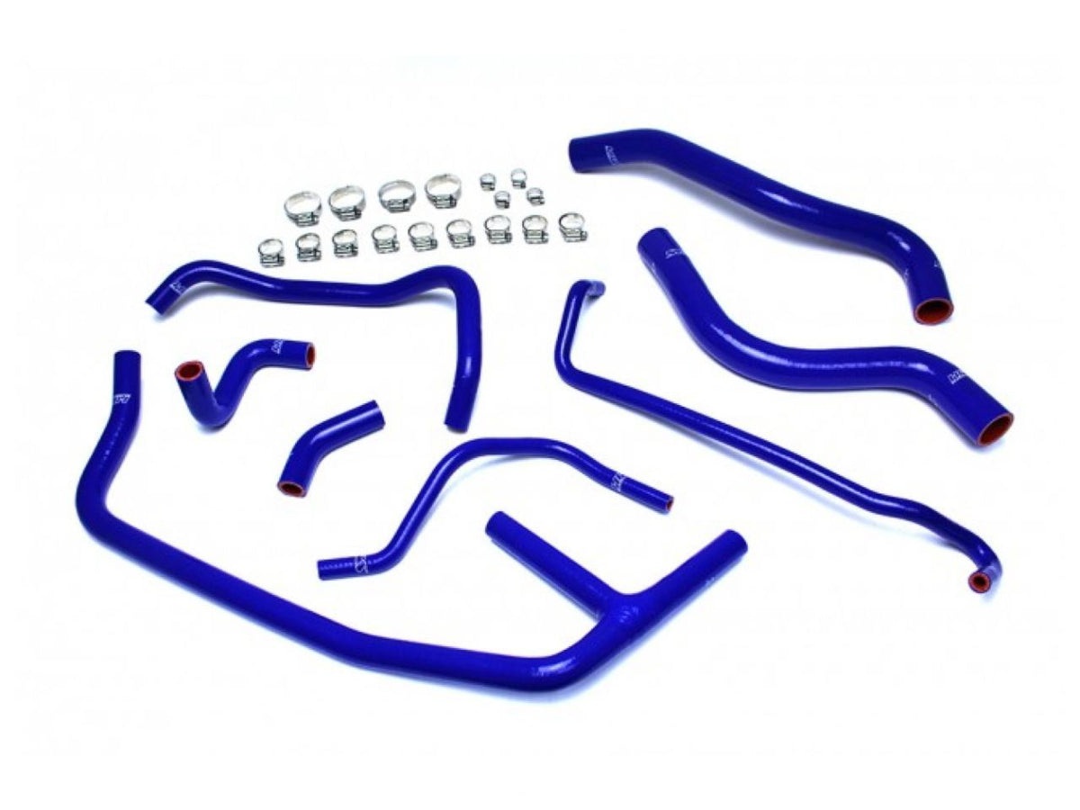 FR SPORT HPS Blue Reinforced Silicone Radiator and Heater Hose Kit Coolant Ford 2015-2019 Mustang...