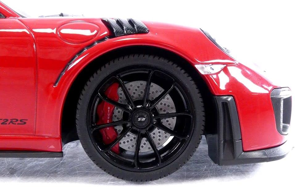 STM Diecast Minichamps 2018 Porsche 911 991.2 GT2 RS Guards Red w/ Black Hood & Wheels 1:18...