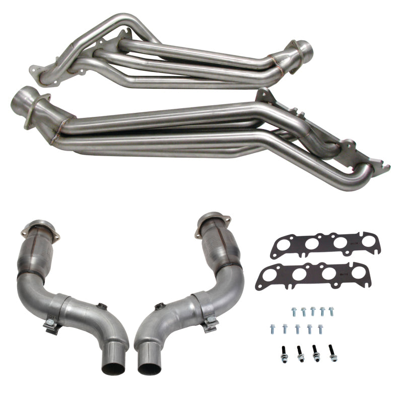 BBK 15-23 Ford Mustang GT 5.0 1-7/8in Long Tube Headers (304SS) w/High Flow Catted Mid Pipe 18567