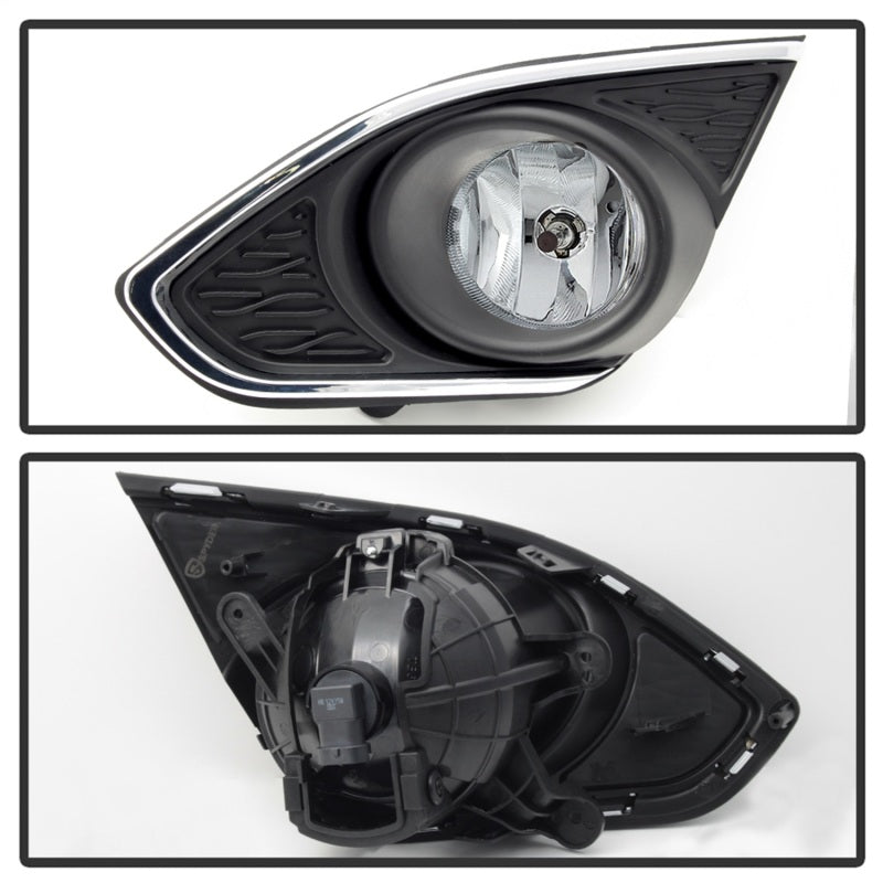 Spyder Chevy Spark 2013-2015 OEM Fog Light W/Universal Switch- Clear FL-CSPA2013-C 5080288