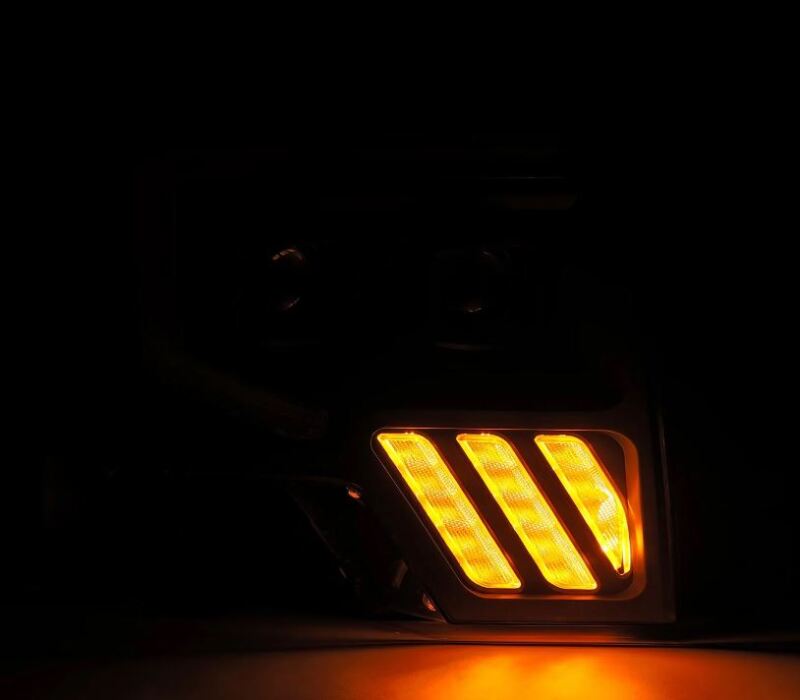 AlphaRex 09-14 Ford F-150 PRO-Series Projector Headlights Plank Style Black w/Activ Light/Seq Signal 880481 *Discontinued